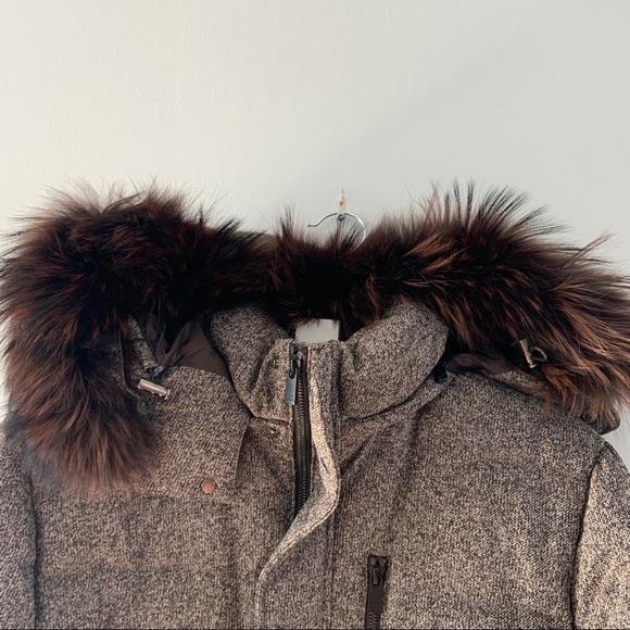[SOLD] Tatras Guenuine Goose Down Winter Jacket with Racoon Fur Hood Size XL 05 - Picture 9 of 12